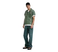 Desigual - Camicia ricamata verde L