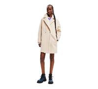 Desigual Coat_London - Overcoat da donna, bianco, S