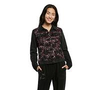 Desigual CHAQ_Alba Giacca in Denim, Blu, 40 Donna