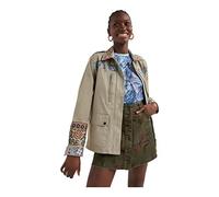 Desigual CHAQ_Henderson Parka, Verde, XS Donna