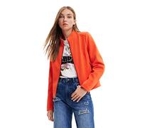 Desigual CHAQ_Las Vegas, 7002 Orange Cappotto PU, XS da Donna