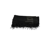 Desigual Chic Contrast Detail Poncho in Timeless Black - One Size