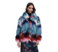 Desigual Giacca di mezza stagione COAT_CLOUD_LACROIX 9019 Tutti Fruti Blu/Blu scuro/Rosso Donna XS