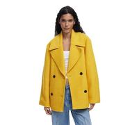 Desigual COAT_SHORTCOLOR, 8006 MUSTARD, XL