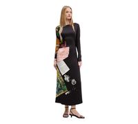 Desigual - Collage Asymmetrical Dress - - Dresses - Donna - Nero - S