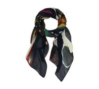 Desigual - Coloured Pattern Lightweight Scarf - - Accessories - Donna - Nero - ONE SIZE