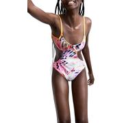 Desigual Costume da Bagno della Collezione Donna, Giallo, XL