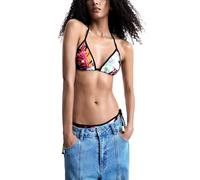 Desigual Daikiri Top Bikini Bottoms, Nero, XL Donna