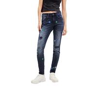 Desigual Denim bruselas Pantaloni Casual, Blu, 42 Donna