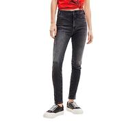 Desigual Denim_estrasburgo Pantaloni Casual, Nero, 40 Donna