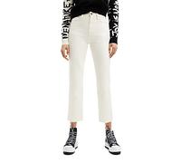 Desigual Denim_JAVIERA, 1020 Ice Jeans, White, 40 da Donna