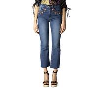 Jeans da donna Desigual Jerry Flare con ricamo XS