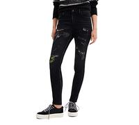 Desigual Denim_LULLABLY, 2000 Black Jeans, 34 da Donna