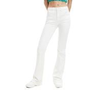 Desigual Denim_Luna 1000 Pantaloni Casual, Bianco, 48 Donna