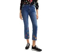 Desigual Denim_Nicole 5008 Pantaloni Casual, Blu, 50 Donna