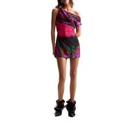 Desigual Donna Abito Asimmetrico Disegnato da Mr. Christian Lacroix.