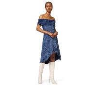 Desigual Donna Abito Tie-Dye Asimmetrico.