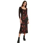 Desigual Vestito Casual da Donna, Marrone, XS