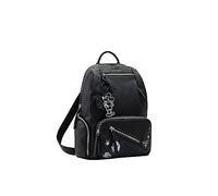 Desigual Donna Back_Mickey Rock Chester, Nero, Nero, Taglia Unica