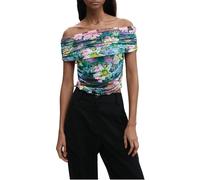 Desigual Maglietta verde / colori misti Donna Desigual S
