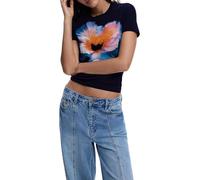 Desigual Donna Maglietta Ibisco.