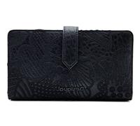 Desigual, MONE_ALPHA PIA MEDIUM 2000 BLACK Donna, Nero, 16.8