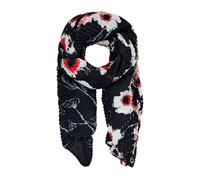 Desigual Sciarpa rosso acceso / nero / bianco, Taglia One Size
