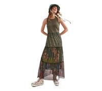 Desigual Dress Abito Casual, Multicolore, L Donna