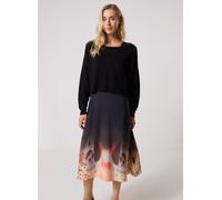 Desigual Abito sabbia / aragosta / nero / bianco Donna - Abbigliamento - Abiti - Abiti midi Desigual 34