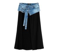 Desigual - Fal_College Gonna Lunga - - Skirts - Donna - Nero - L