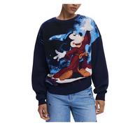 Desigual - Fantasy Mickey Sweatshirt - -Sweatshirts & Hoodies -Donna -Blu -S