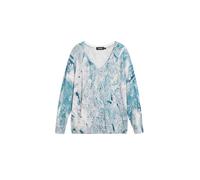 Desigual Felpa blu / bianco Donna Desigual XS