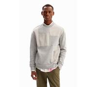 Desigual Felpa Rodolfo, Nero, M Uomo