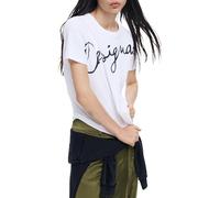 Desigual Florencia T-Shirt, Bianco, S Donna
