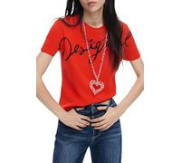 Desigual Florencia T-Shirt, Rosso, S Donna