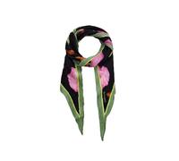 Desigual Fou_Botanic Dreamz_Diamon Fashion Scarf, Nero, Taglia Unica Donna