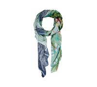 Desigual Fou_Delicate Patch_re Fashion Scarf, Blu, Taglia Unica Donna
