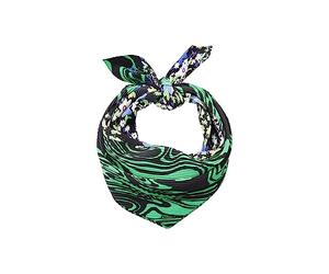 Desigual Fou_PSICO Flor Carre, Verde, Taglia Unica Donna