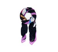 Desigual sciarpa Floral Garden Rectangle Foulard Black multicolore