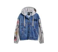 Desigual Giacca di mezza stagione blu denim / grigio / colori misti Donna Desigual L
