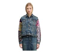 Desigual - Giacca Etnica in Denim - - Jackets - Donna - Blu - S