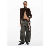 Desigual - Giacca in maglia marrone cioccolato S