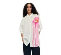 Desigual Gloss T-Shirt, Bianco, M Donna