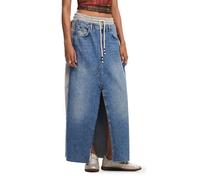 Desigual Gonna da Donna in Denim, Blu, S