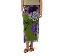 Desigual Verde Polyester Women Skirt with Elastic Waist - XS