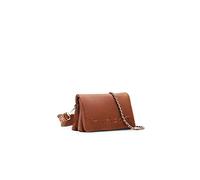 Desigual Half Logo 23 Dortmund Flap Across Body Bag Brown