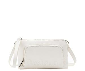 Desigual Half Logo 24 Lisa - Borsa a tracolla 20 cm (white)