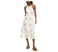 Desigual - Halter Midi Dress - - Dresses - Donna - Bianco - S