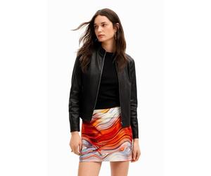 Desigual Jacket_Toronto Cappotto in PU da Donna, Nero