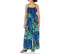 Desigual Jampsuit_tropi 5010, TUTA IN TESSUTO DA DONNA, Blu, 52 Donna